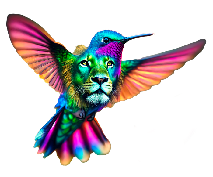 Le logo Movéo-R : un colibri avec un lion à l'intérieur